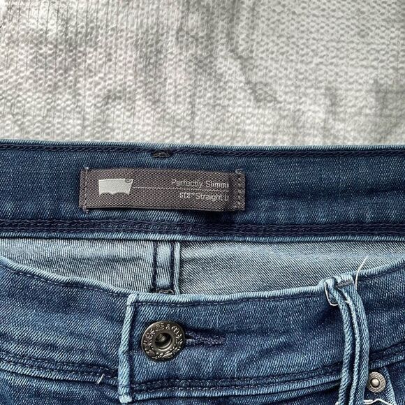 Levi’s 512 Perfectly Slimming Straight Leg Jeans Size 10 - Picture 8 of 14